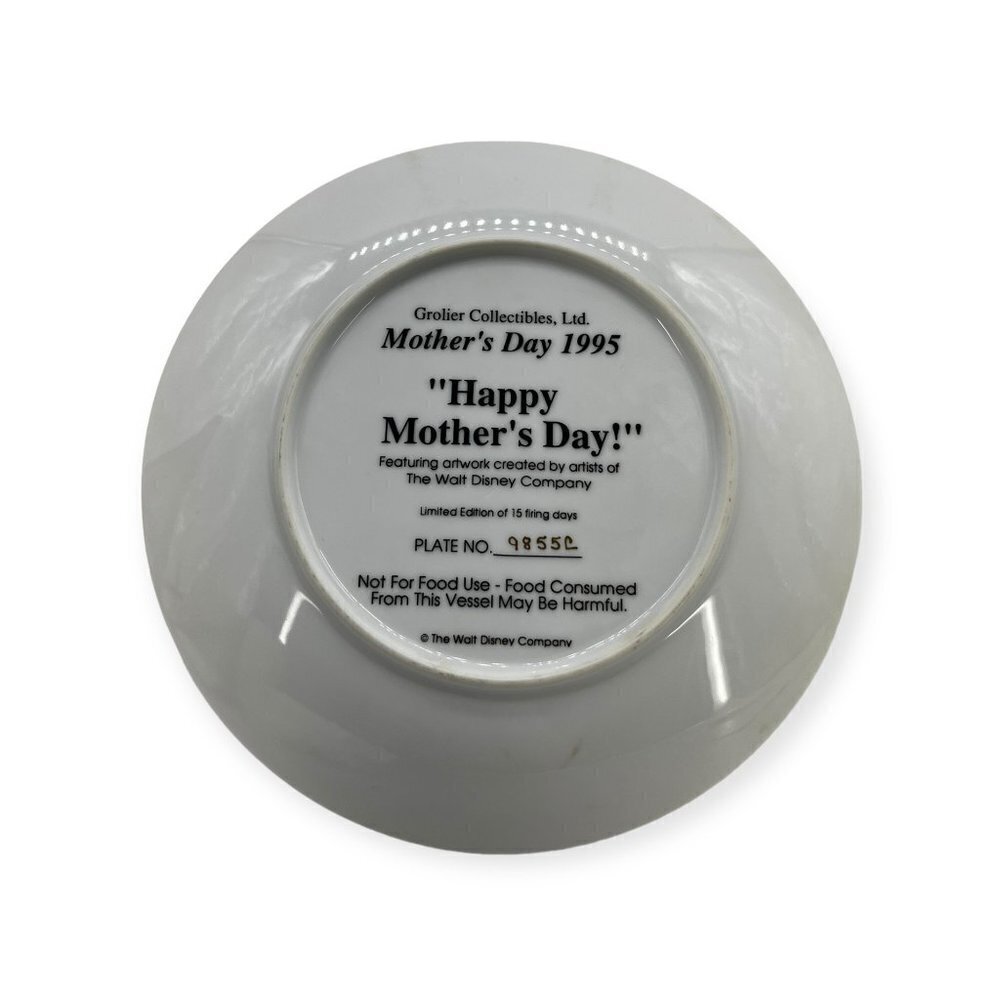 1995 Happy Mother’s Day Disney Goofy Collector Plates - Picture 3 of 3